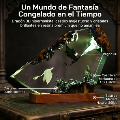 Lámpara HTTYD de Resina Epoxi LED