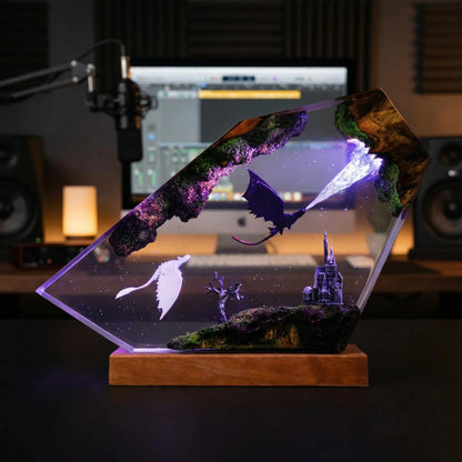 Lámpara HTTYD de Resina Epoxi LED